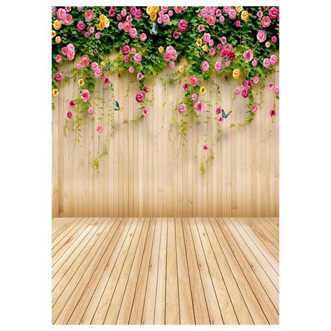 Uonlytech Photo Studio 3D Floral Photography Backdrop Wall Props ...