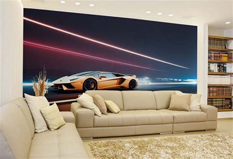 Buy Race Car Wall Mural – 3 Years Warranty