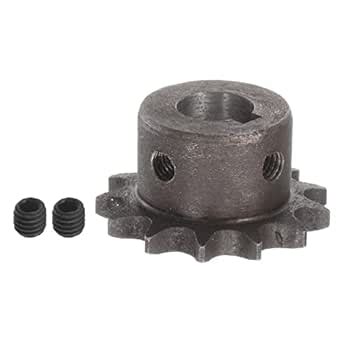 HARFINGTON 06B Roller Chain Sprocket 13T Pitch 3/8" 14mm Bore A3 Carbon ...