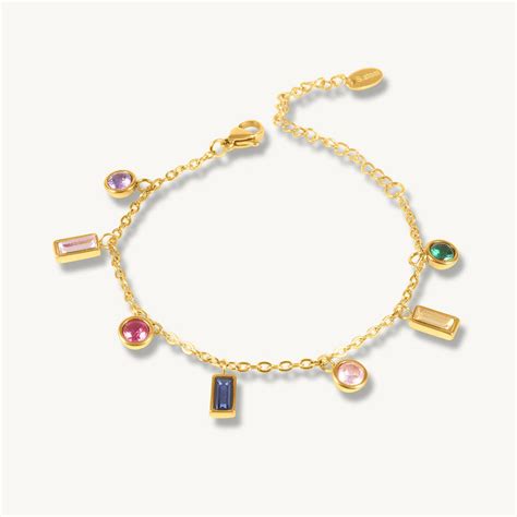 Shop Prism Parade Gold Bracelet for Women - PALMONAS