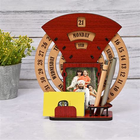 Gift Kya De Wooden Desk/Table Calendar to Lifetime Infinite Calendar ...