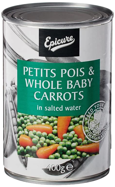 Epicure Petits Pois and Whole Baby Carrots, 400G : Amazon.in: Grocery ...