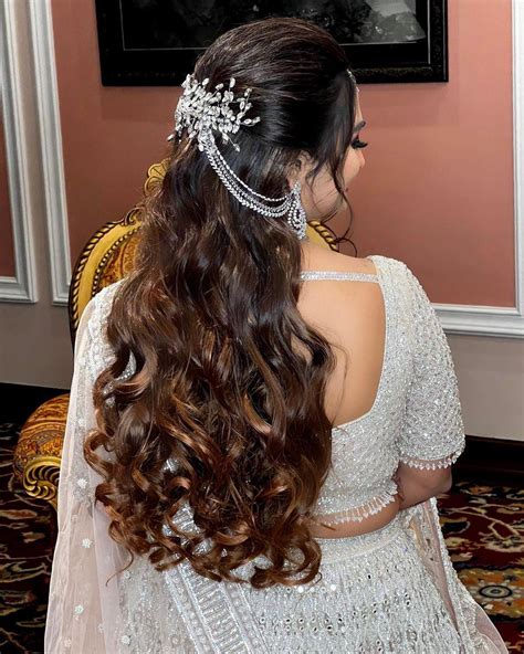 Curly Hairstyles For Indian Wedding