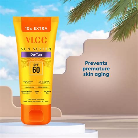 Buy Best De-Tan Water Resistant SPF 60 PA+++ Sunscreen Gel Cream - 100 ...