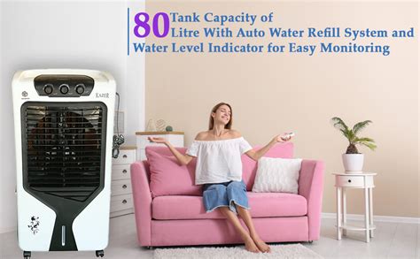 Novamax Kazer 80 L Desert Air Cooler With High Density Honeycomb ...