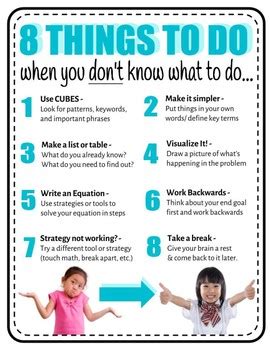 Image result for Problem Solving Anchor Chart