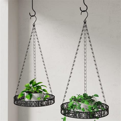 Mutool Hanging Planter, 2PCS Plant Hanging Pots for Indoor Outdoor ...