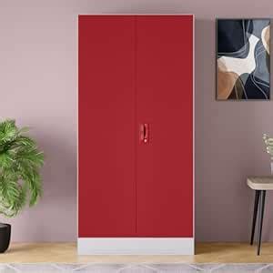 GODREJ INTERIO Almirah Slimline 2-Door Steel Almirah, Cupboard for ...