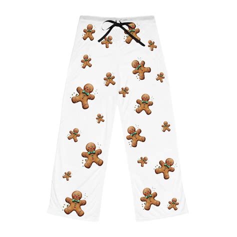 Gingerbread Pajama Pants Cute and Cozy Women's Christmas Sleepwear - Etsy