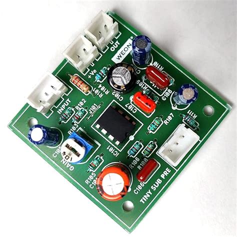 WEON Tiny Subwoofer Preamp kit Tight Bass | Low Pass Filter | Bass ...