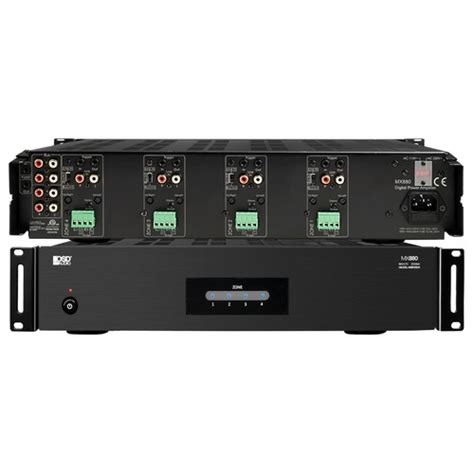 Buy 4 Zone Whole Home Audio Amplifier 8 Channel 80W per Channel Class D ...