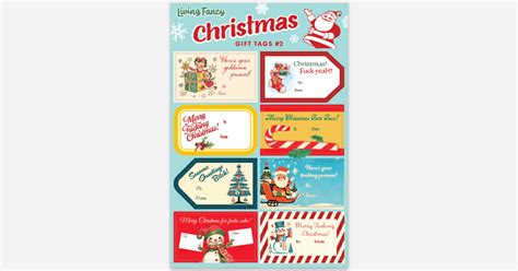 Christmas Labels 2 by Living Fancy | Sticker sheets | Sticker Mule India