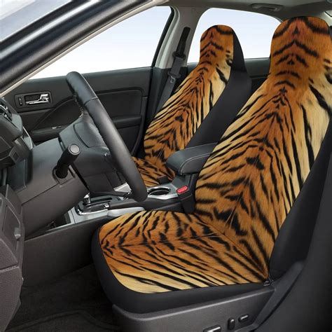 2024-Tiger-Stripe-Car-Seat-Cover-Breathable-Protective-Dust-Proof-Auto ...