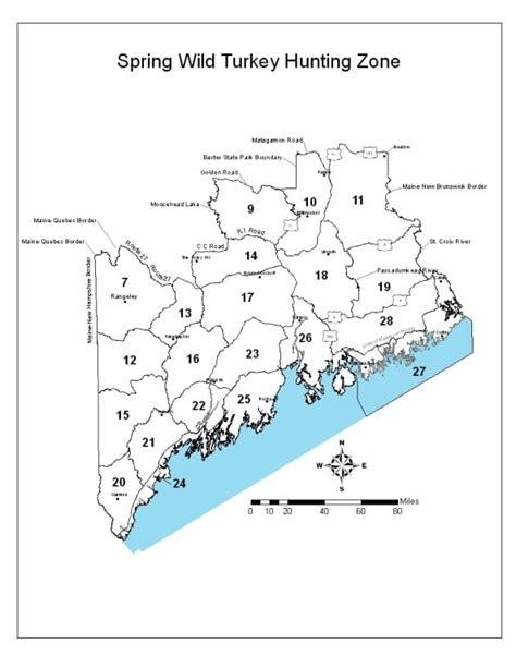 Maine Hunting Zone Maps - Maine Wildlife Management Zones
