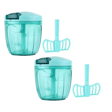 CLVJ (Set of 2) 2 in 1 (Cutting Blade and Beating Blade) Mini Plastic ...