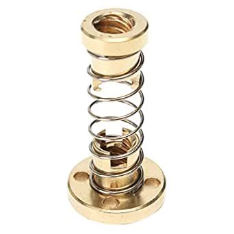 Benix T8 Anti-Backlash Spring Loaded Nut for CNC Threaded Rod Lead ...