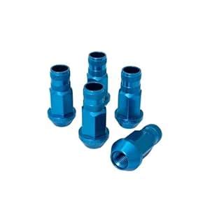 Gorilla Automotive 44038BL Open End Racing Lugs 12mm x 1.50 Blue ...
