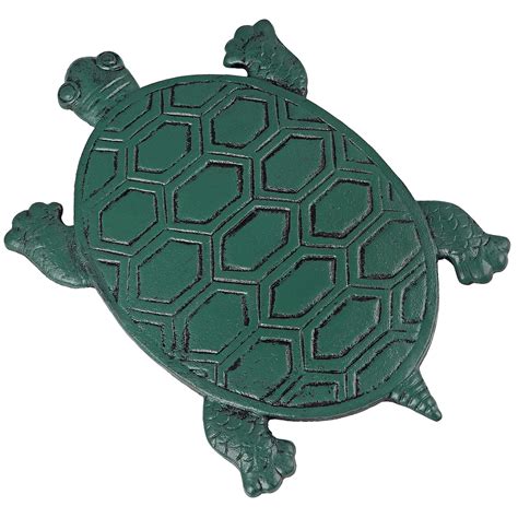 Fardtry Tortoise Stepping Stone, Cast Iron Turtle Paver, India | Ubuy