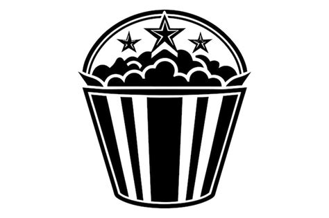 Popcorn bucket svg Images - Free Download on Freepik