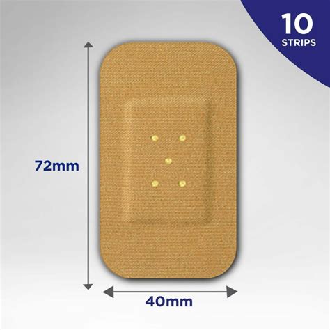 Hansaplast Jumbo Larger Wound Pad 72 mm x 40 mm, 10 Count Price, Uses ...