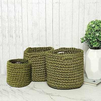 Habere India-All the Cultures Fabricating India Jute Crochet Baskets ...