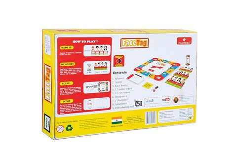 Folks Work Face Tag Board Game for Kids – Kidsinfy.in