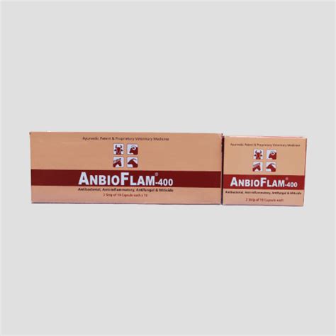 Anbioflam-400 | Oral Anti-Inflammatory Capsule for Mastitis in Cattle