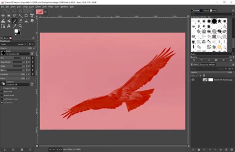 GIMP Transparent Mask 的图像结果