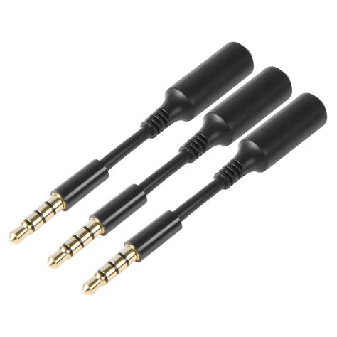 3-Pack AUX Headphone 3.5mm Extension Cable - Male to Female Extender ...