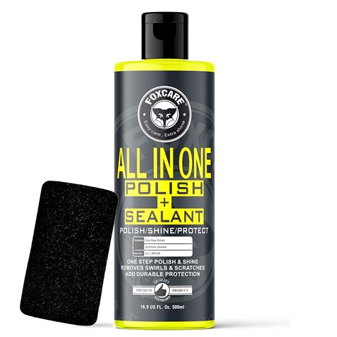 Foxcare All in One Car Polish + Sealant 500ml | Multipurpose Car & Bike ...