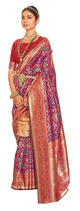 Buy Indian Silk Palace Women's Soft Kubera kanchi Pattu Kanchipuram ...