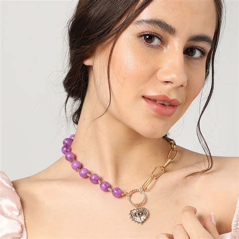 Buy SOHI Trendy Designer Pearls Necklace Online