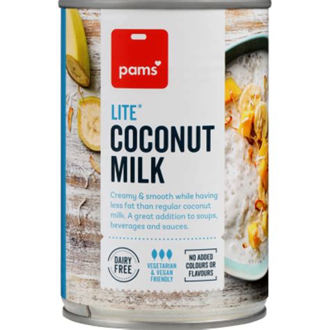 Pams Lite Coconut Milk 400ml - SPOIL.co.nz