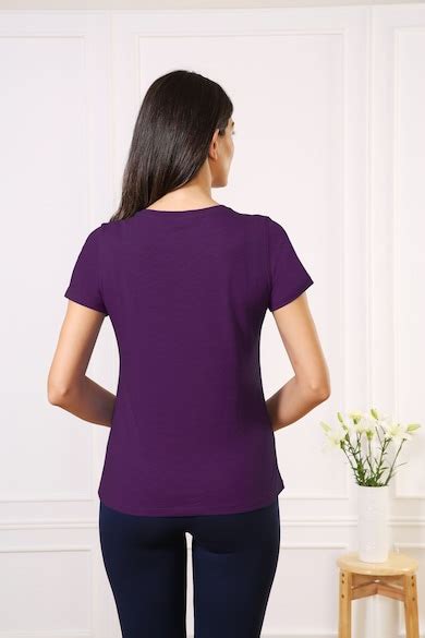 Buy Women Grape V-Neck Online - 541932 | Van Heusen