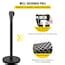 VEVOR 4 PCS Crowd Control Barrier Stanchion Posts 35.4-in x 6.6-ft ...