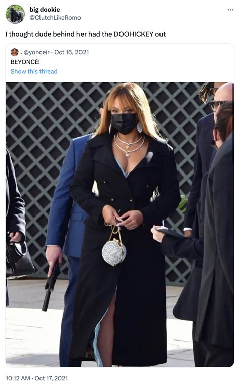 I thought dude behind her had the DOOHICKEY out | Doodad, Thingamajig ...