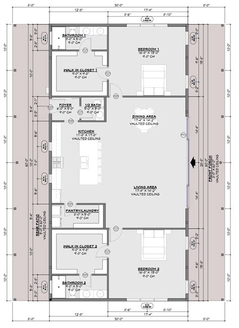Barndominium Floor Plans 16x40 12 Favorite 30x40 Barndominium Floor
