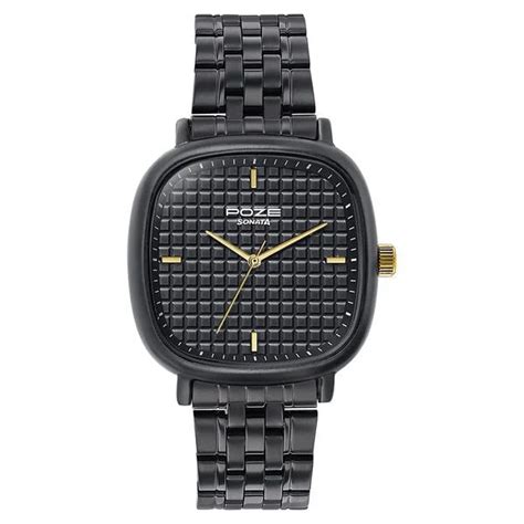 Sonata Poze Quartz Analog Watch For Men sp70072km03 – KRISHNA WATCH COMPANY