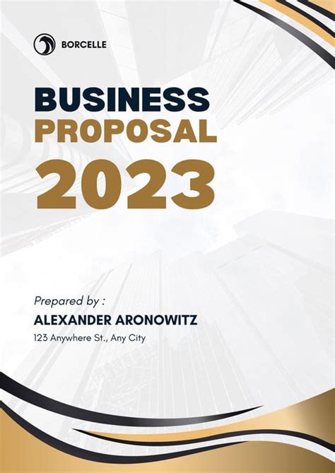 Business Proposal Cover Page 的图像结果