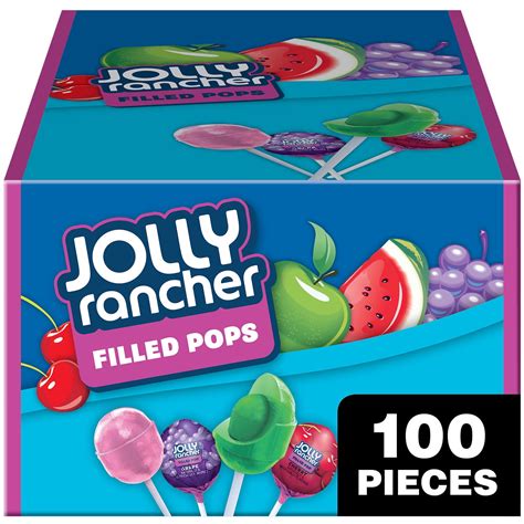 Assorted Fruit Flavored Jolly Rancher Filled Pops - India | Ubuy