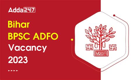 Bihar BPSC ADFO Vacancy 2023 for 21 Assistant Divisional Fire Officers ...