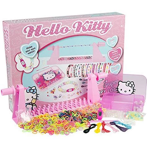 Buy Hello Kitty Super 2-in-1 Loopy Loom Band And Braid Set - 1000 Loom ...