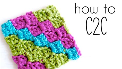 C2C Crochet Tutorial 的图像结果