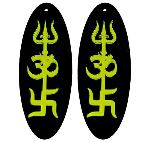 Buy Trishakti Yantra Indian Mandir Home Wall Decor Hindu Temple Pooja ...