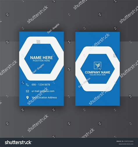 Vertical Business Card Design 的图像结果