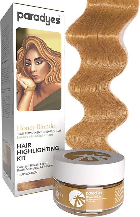 Paradyes Ammonia Free Honey Blonde Semi-permanent Hair Color ...