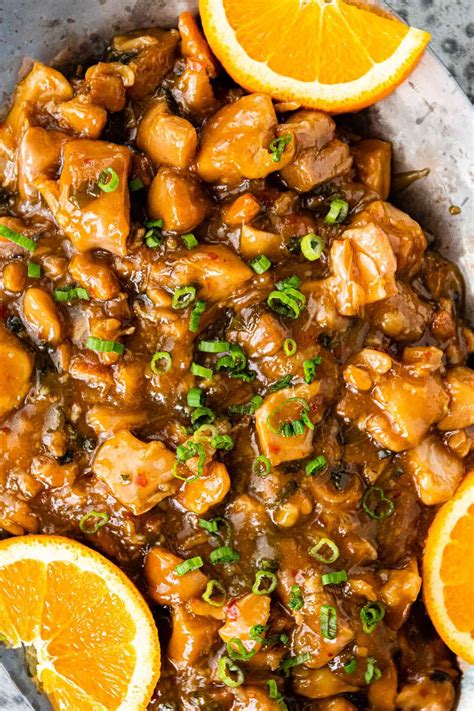 Easy Slow Cooker Orange Chicken Recipe - Dinner, then Dessert