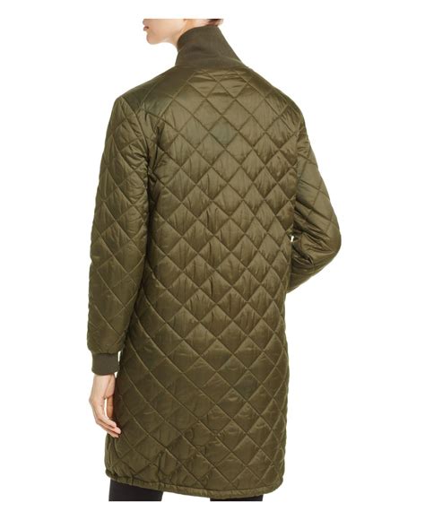 Quilted Long Length Coat at Makayla Sleath blog