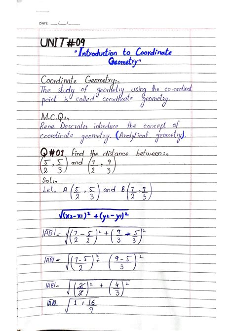 Solving Problems On Coordinate Geometry 的图像结果
