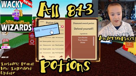 Image result for Wacky Wizards All Ingredients Script
